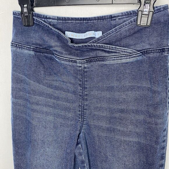 TINSELTOWN Jeans Flare Boot Leg Stretch Pull On High Waist Denim Womens 9 Blue - Picture 2 of 9